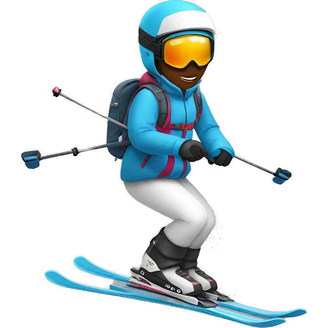 apline skiier emoji
