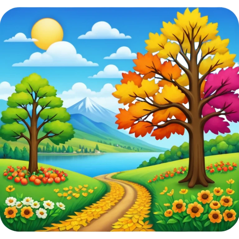 il cambio delle stagioni emoji