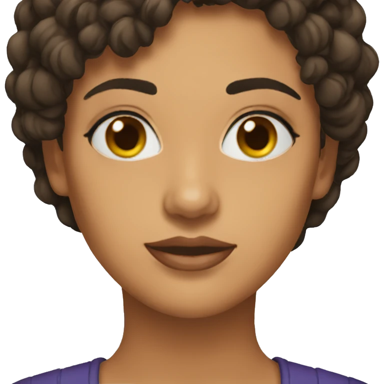 mulher morena emoji