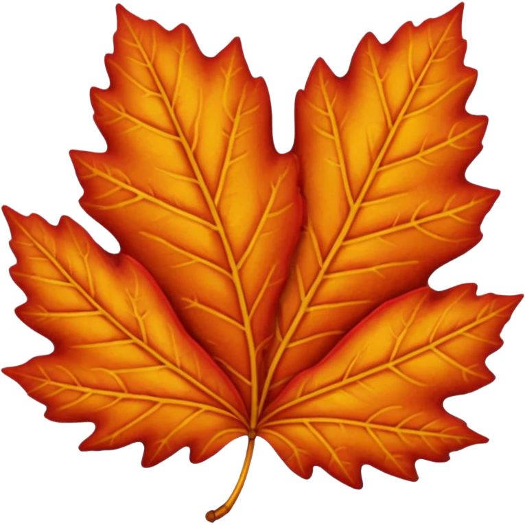 autumn leaf emoji