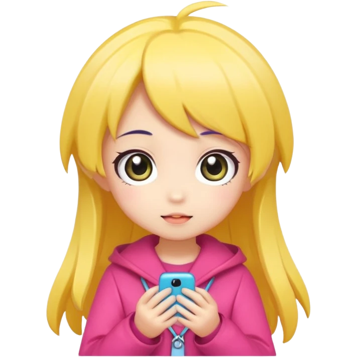 cute anime kawaiii figure icon  emoji