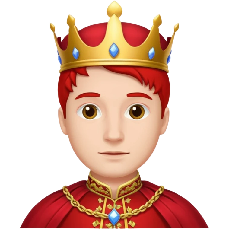 red royal man emoji