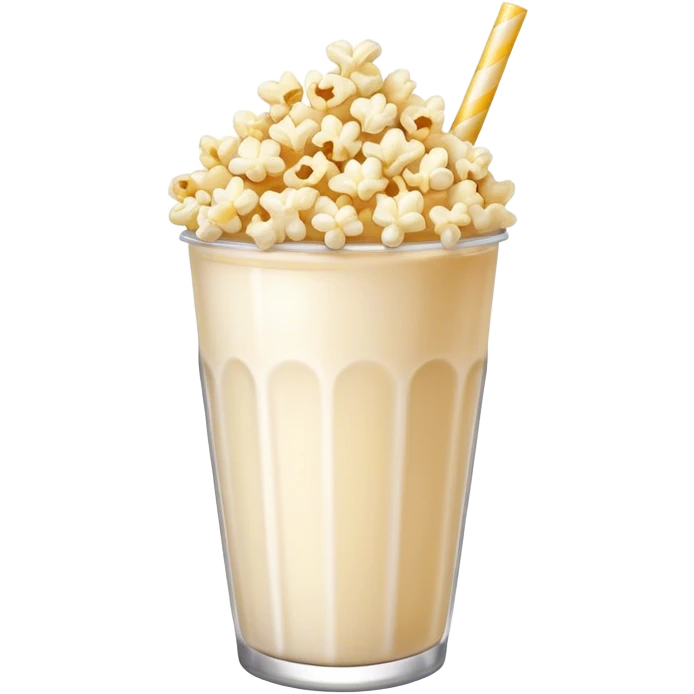 protein shake (similar to popcorn) emoji