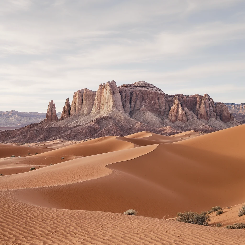 A modern desert mountain, wallpaper, modern emoji