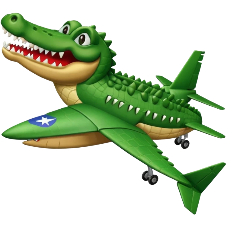 Bombordilo crocodillo with a plane body lead emoji