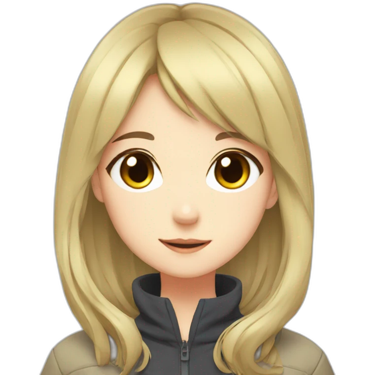 Anime girl emoji