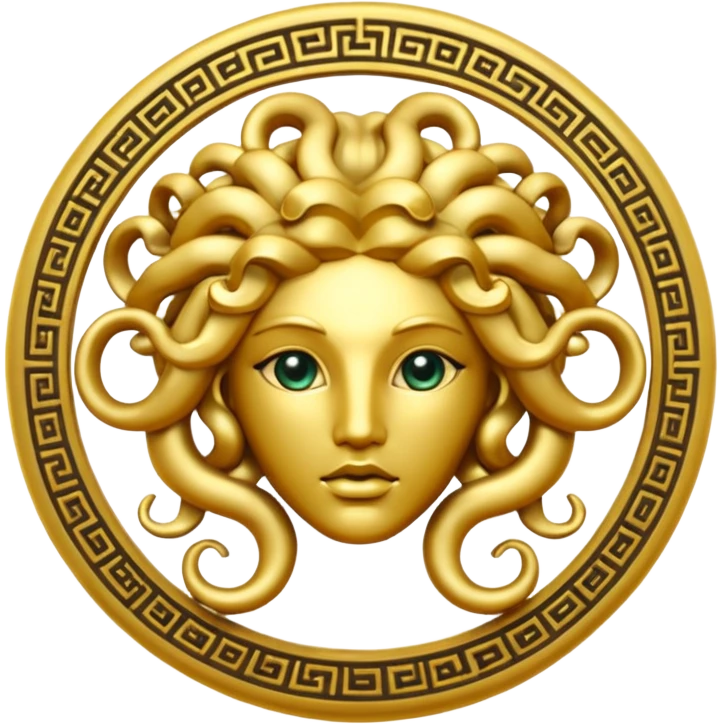 Medusa Versace logo emoji
