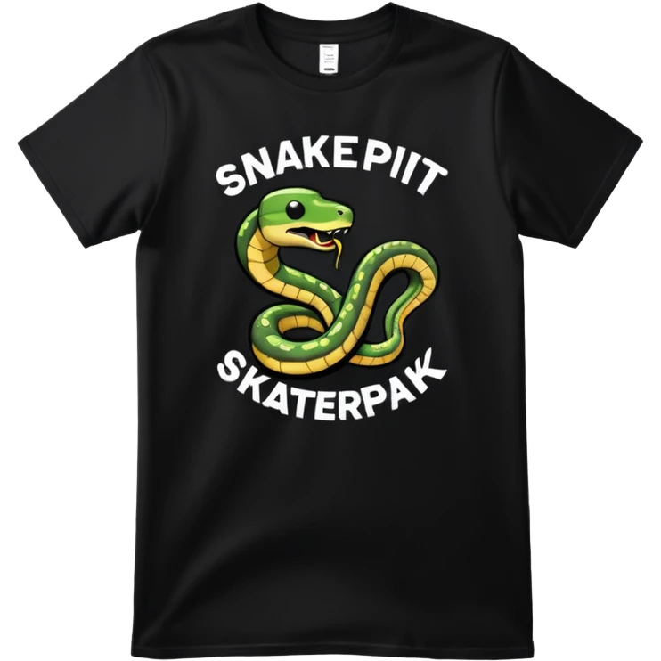 t-shirt-that-says-snakepit-skatepark emoji
