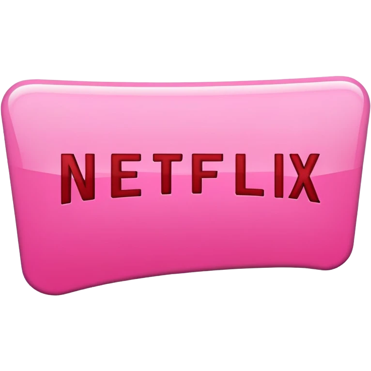 Pink Netflix  emoji