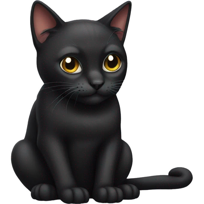 Black cat  emoji