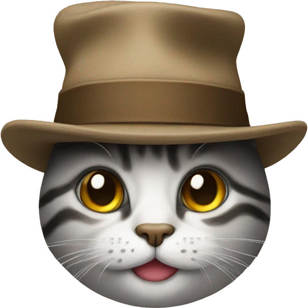 cat with hat emoji