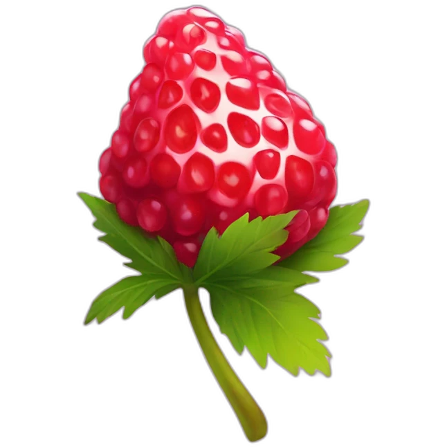 Fraise framboise myrtille emoji