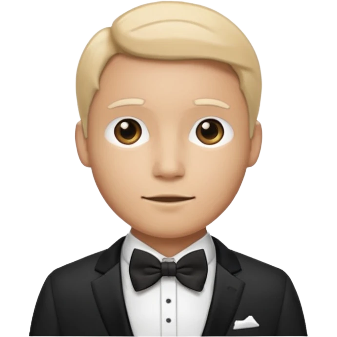 suit with a bow tie emoji