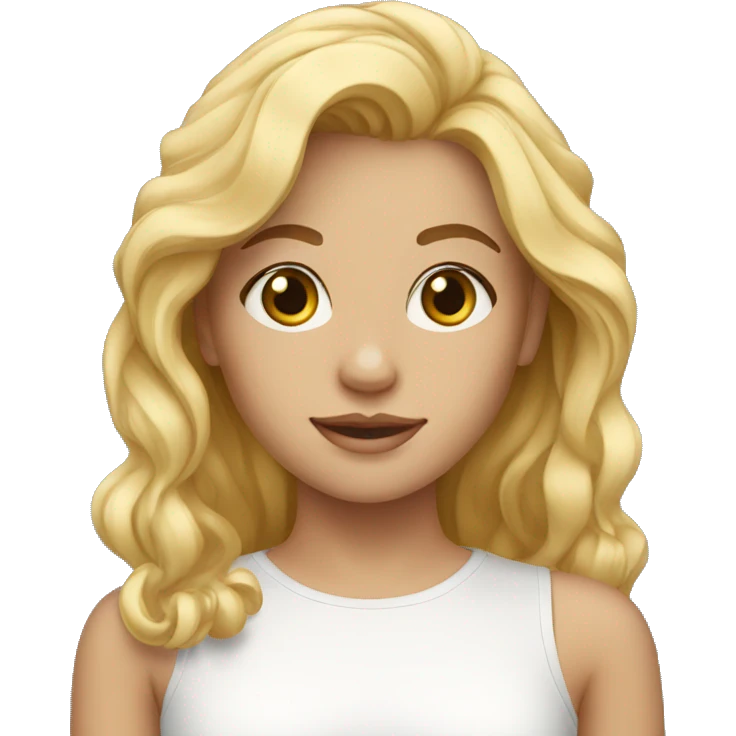 Blonde girl Sophie emoji