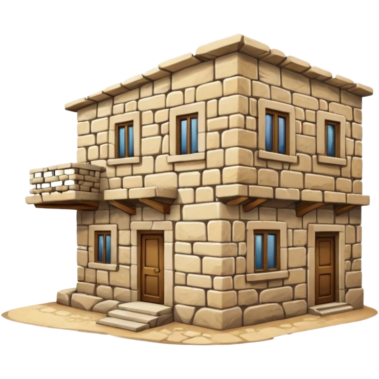 Palestinian old stone home emoji