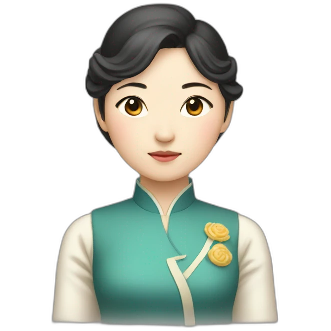 Gao Yi Ning female emoji