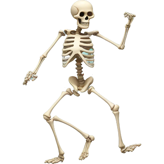 skeleton dancing emoji