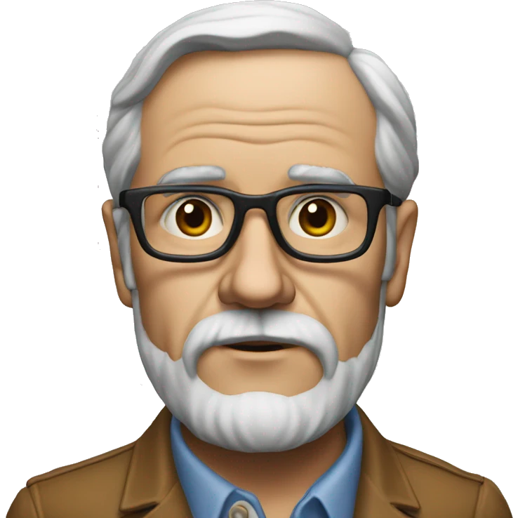 engenier 1970 photorealistic serious emoji