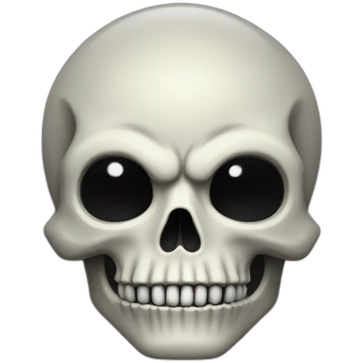 Space halloween skull emoji