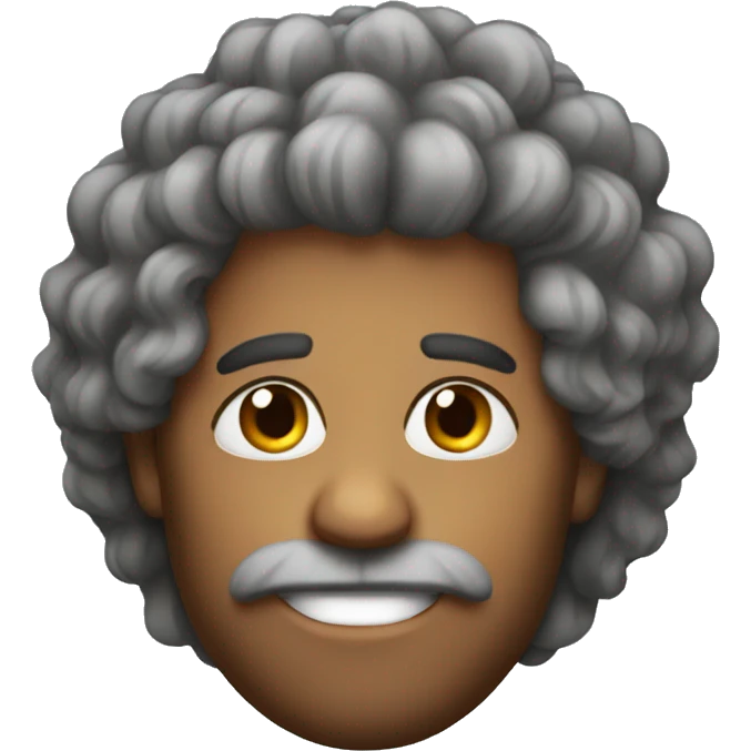 Giant hair emoji