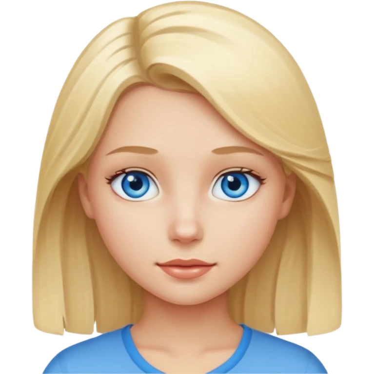 Blond girl emoji