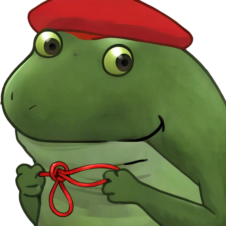 Red string  emoji