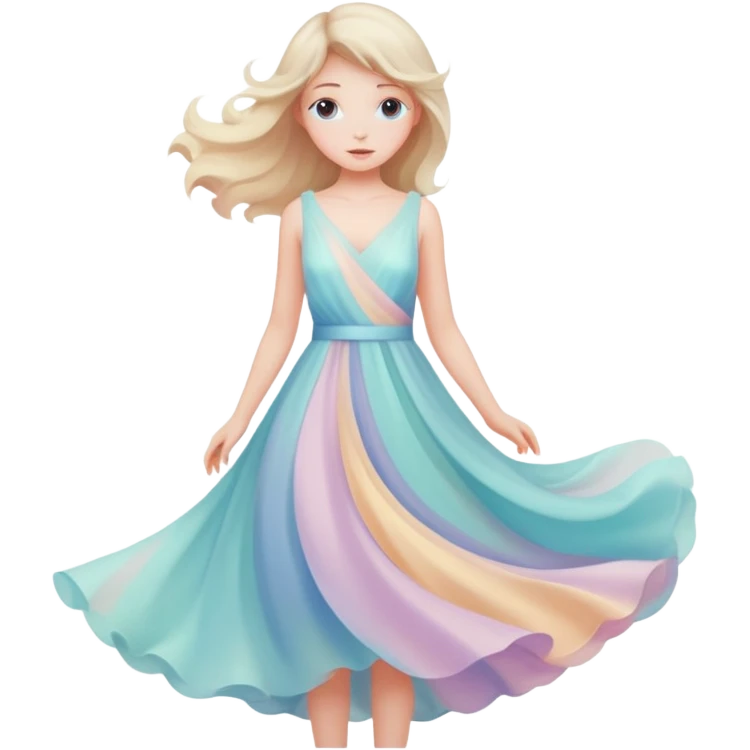 Can you make it more abstract and with pastel colors? emoji