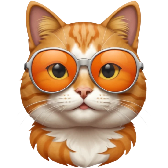 Cat wearing sunglasses emoji
