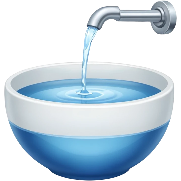 A water bowl emoji
