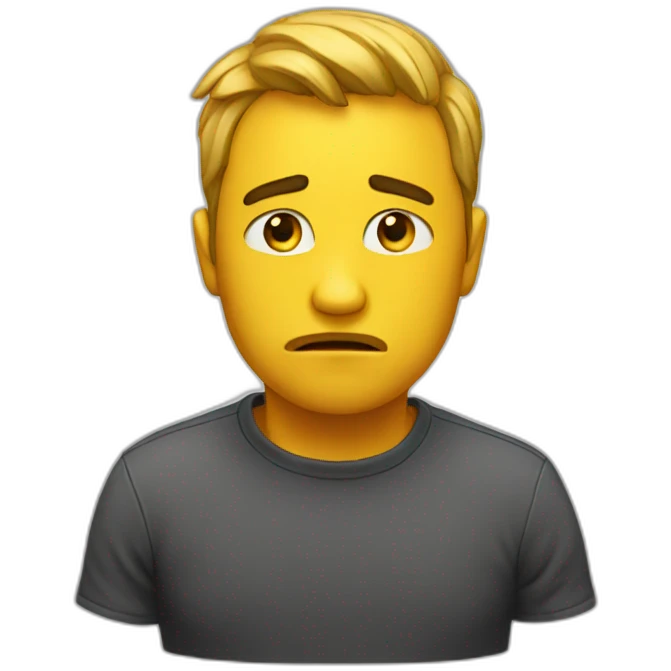 Sad emoji