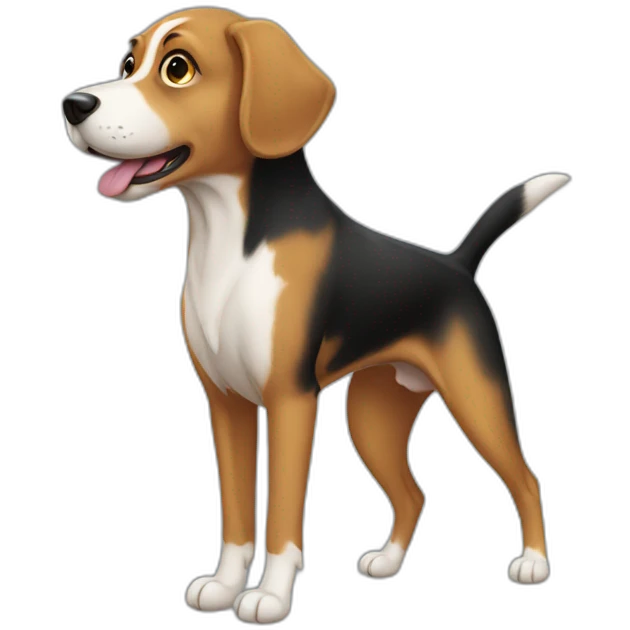 Dog black emoji