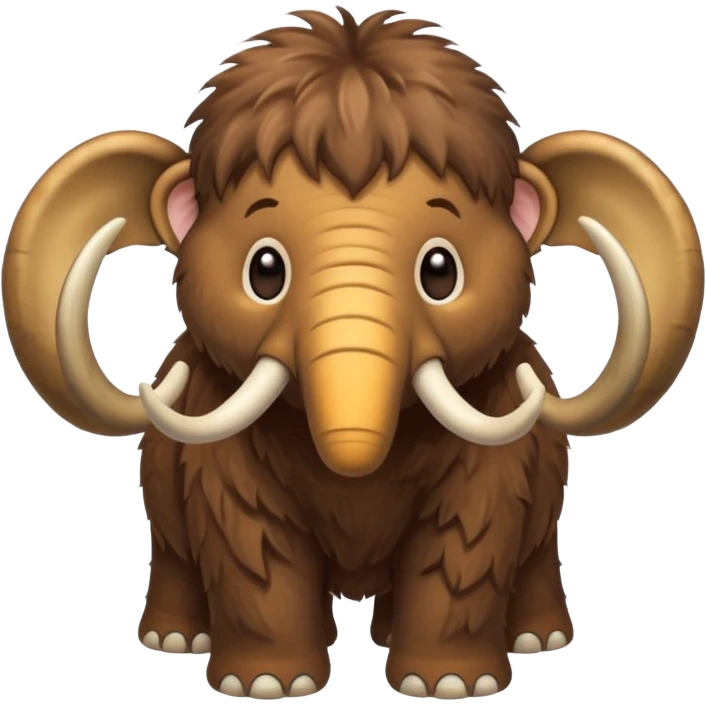 baby mammoth emoji