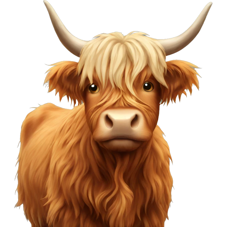 highland cow emoji