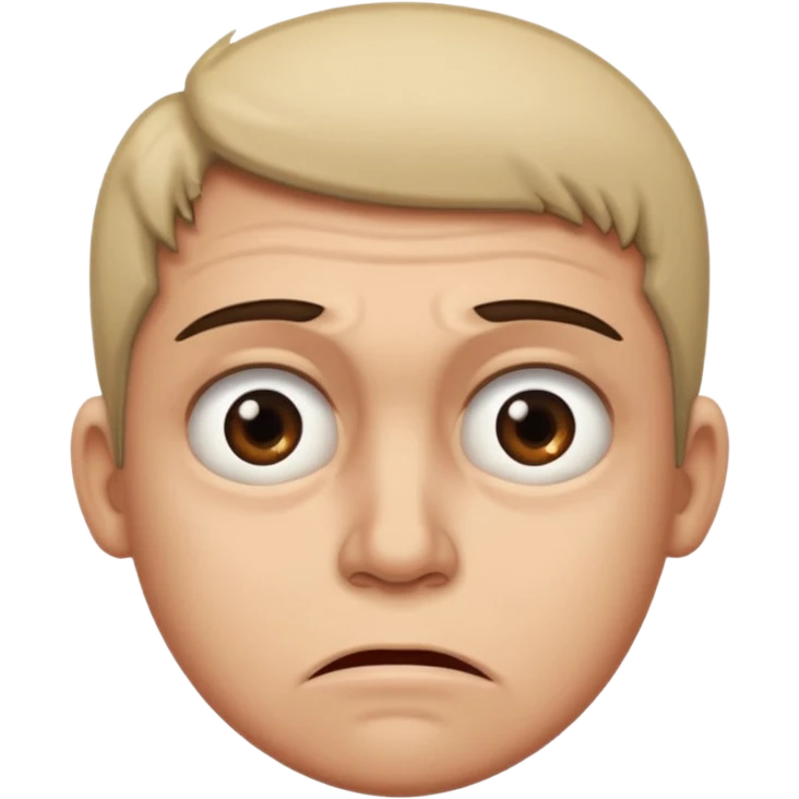 person looking grossed out while looking to the side emoji