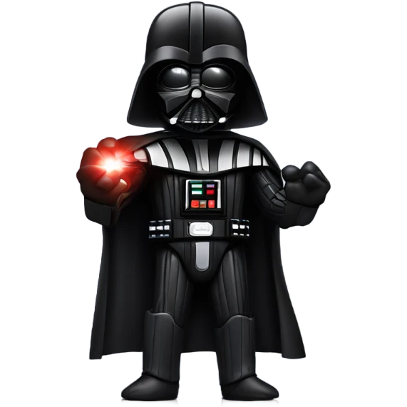 Darth Vader holding out a choke hold  emoji