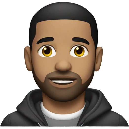 Drake on a late-night drive emoji