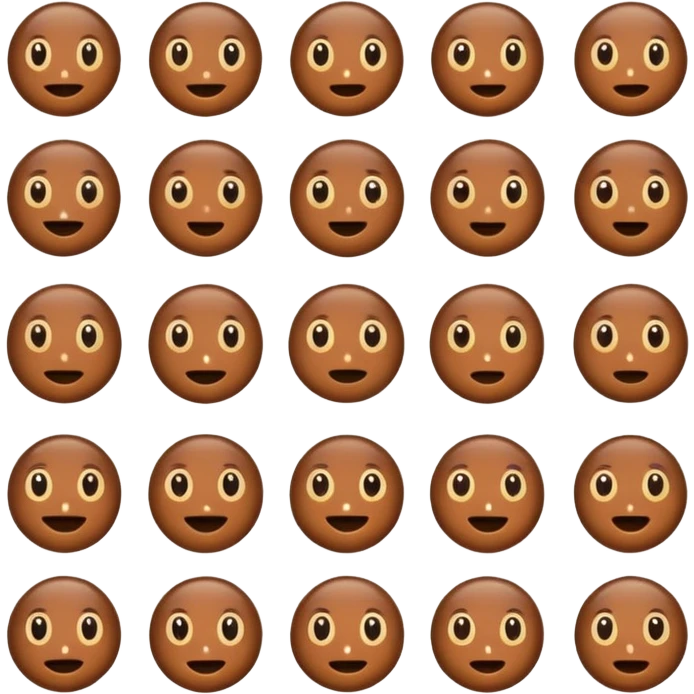 emojis marrón emoji