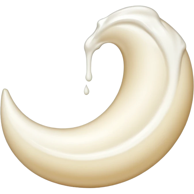 crescent whole milk emoji