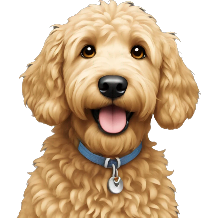 Golden doodle emoji