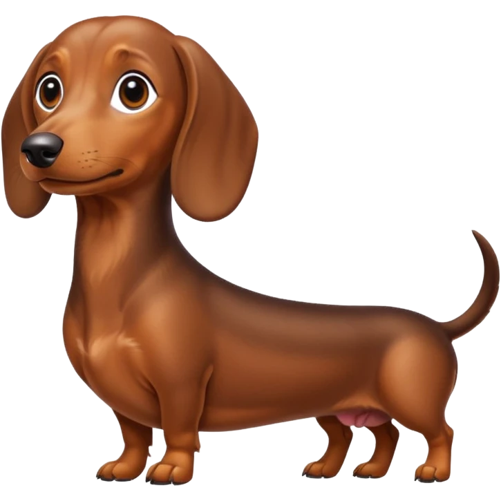 Perro salchicha emoji