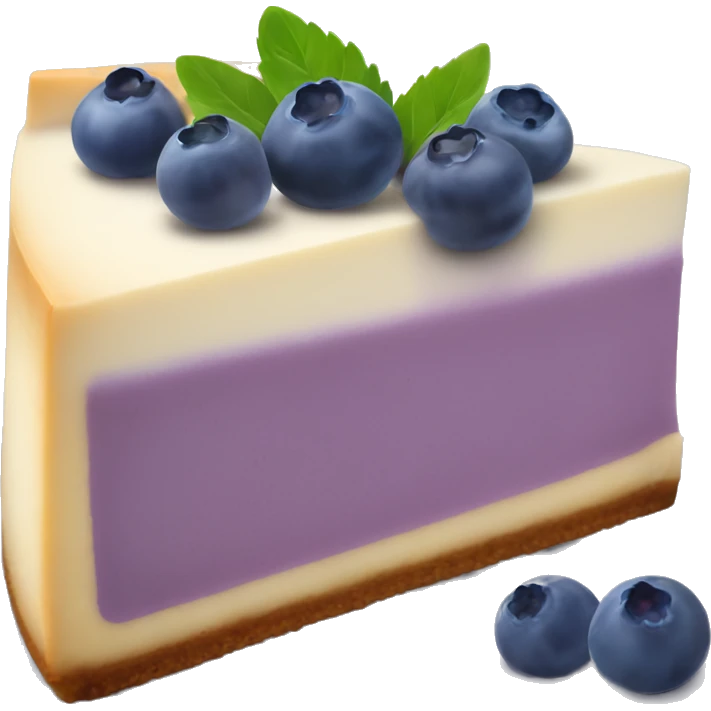 Blueberry Cheesecake  emoji
