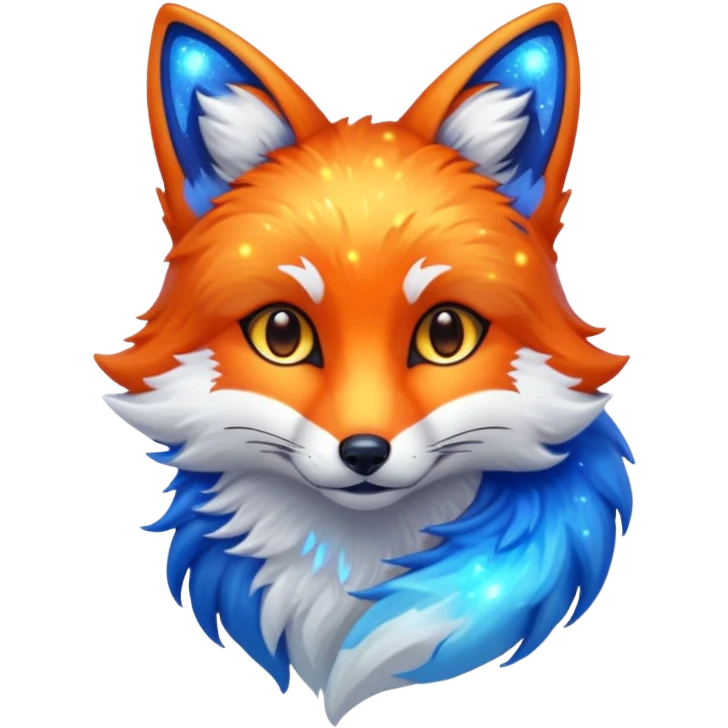 a galaxy fox emoji