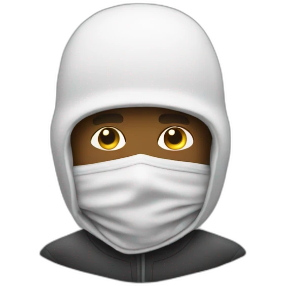 Balaclava Guy and plane building emoji