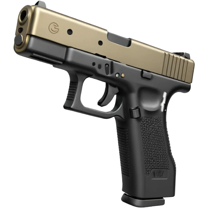 Glock 17 with an extended magazine (big magazine) emoji