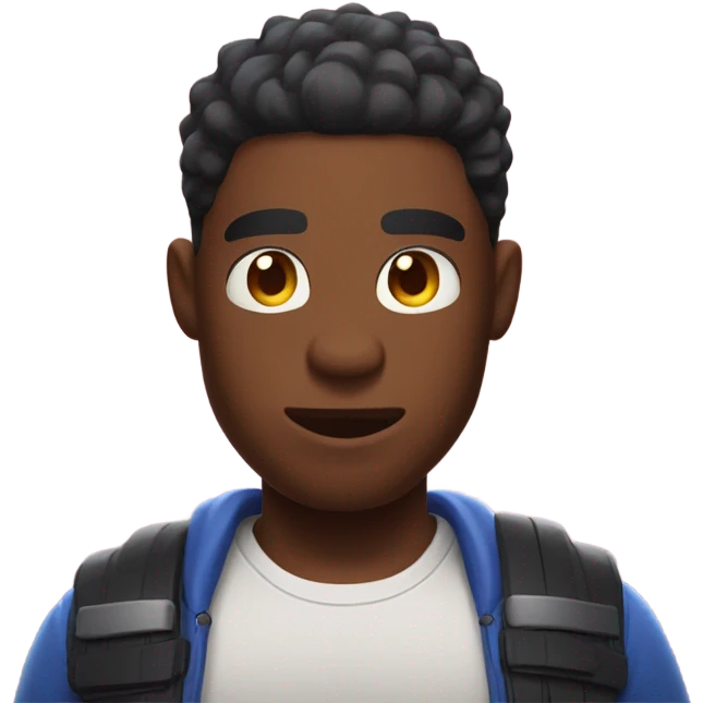 Black guy playing brawl stars emoji