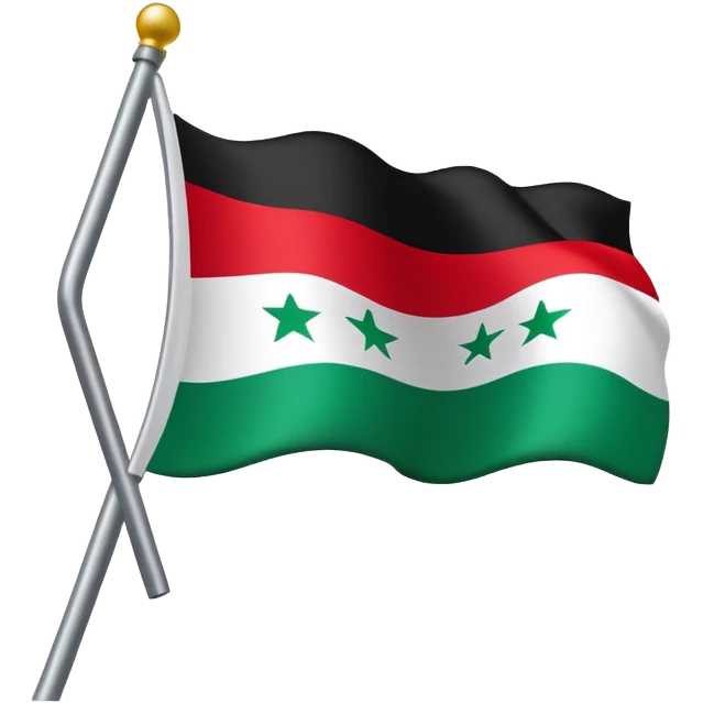 Free syria flag emoji