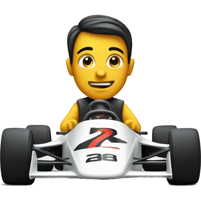 Race car in race emoji