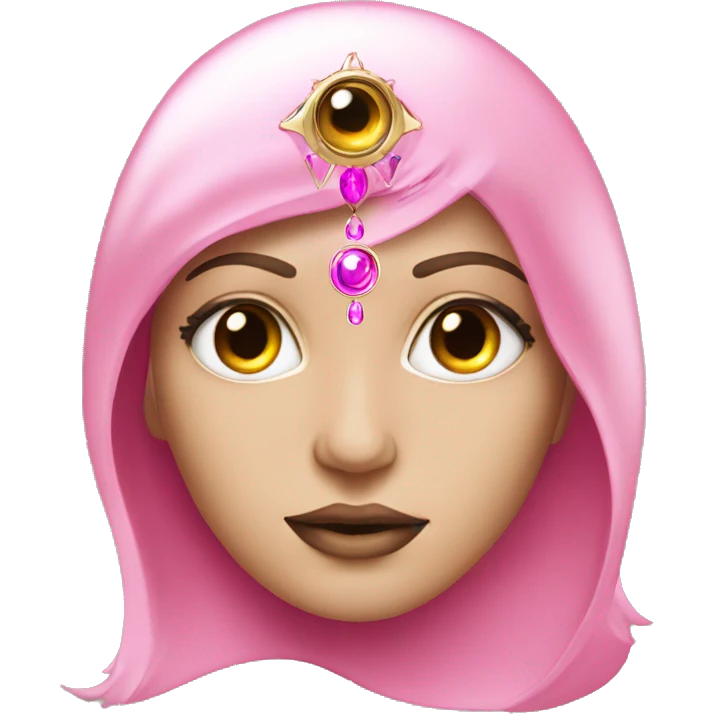andromedan diva pink third eye emoji