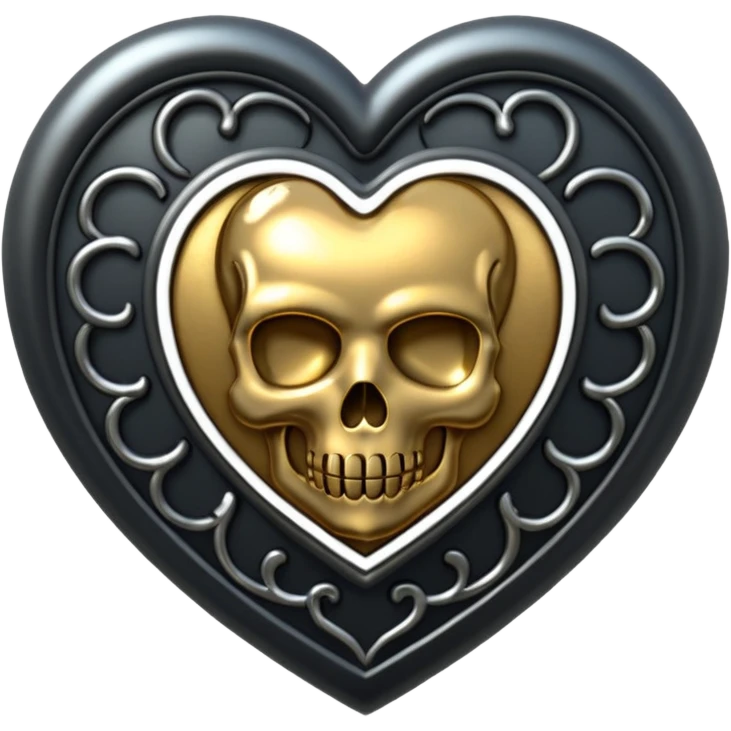Pirate heart  emoji