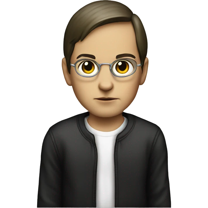 steve jobs as a youngster gangster emoji